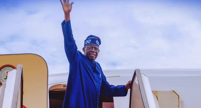 Tinubu Departs